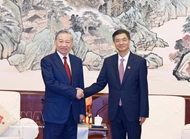 Top Vietnamese leader receives Secretary of Guangxi’s Party Committee